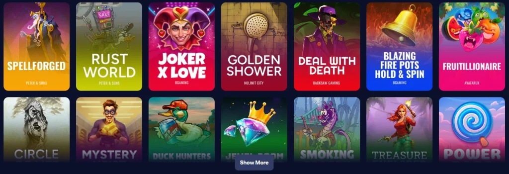 High Spin Casino affiliate landing preview